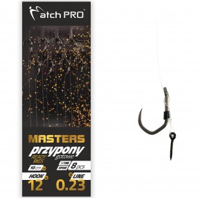 Przypony MatchPro Mf Masters Spike Barbless M19B 0,23mm 10