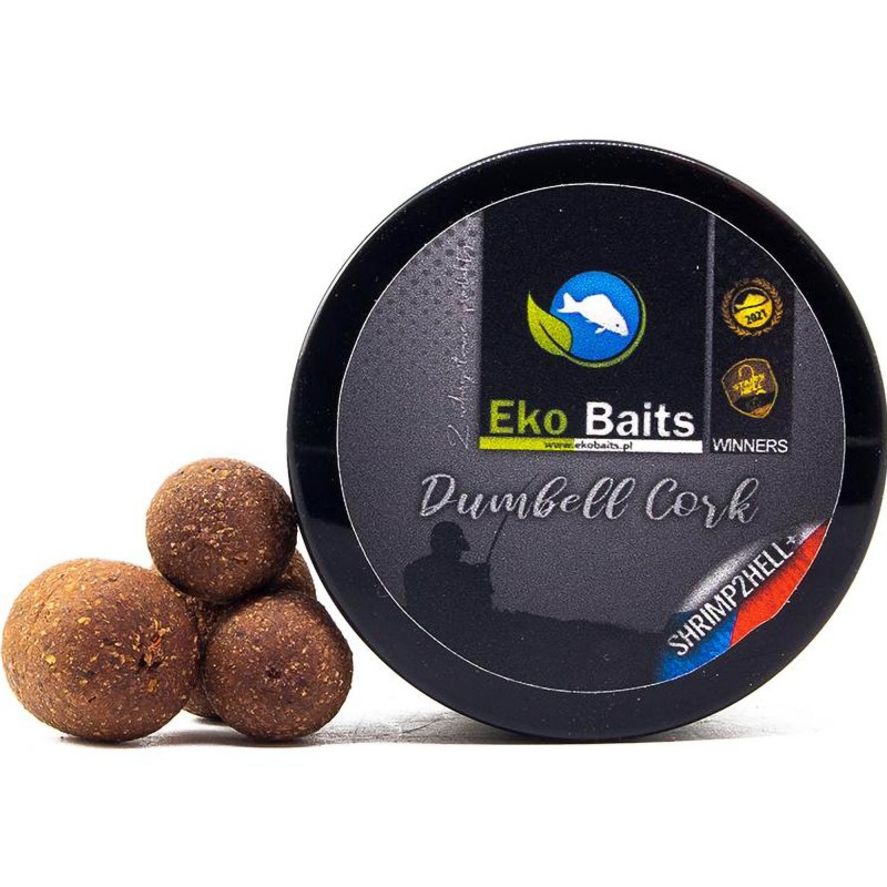 Kulki Eko Baits Shrimp2Hell Dumbell Cork 20/24mm