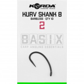 Haczyki Korda Basix Kurv Barbless - 2