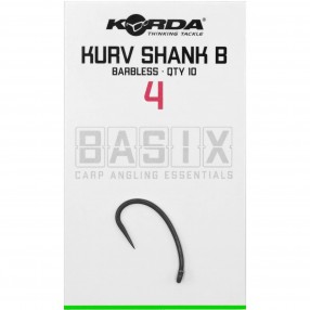 Haczyki Korda Basix Kurv Barbless - 4