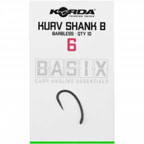 Haczyki Korda Basix Kurv Barbless - 6