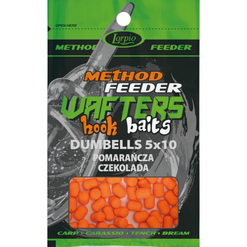 Kulki Lorpio Wafters Dumbells Pomarańcza Czekolada 5x10mm 15g