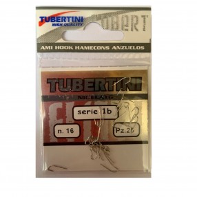Haczyki Tubertini Serie 1B Nickel Barbed - 18 (25 szt.)
