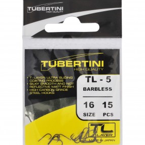 Haczyki Tubertini Serie TL-5 Barbless - 22 (15 szt.)