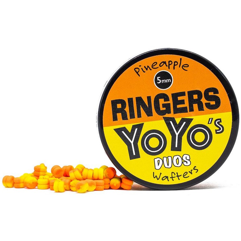 Wafters Ringers YoYo's Duos 5mm - Yellow/ Orange - Pineapple 
