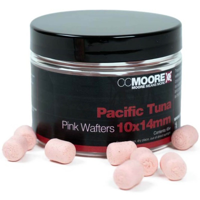 Kulki CC Moore Pacific Tuna Pink Dumbell Wafters 10x14mm