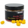 Kulki CC Moore Pacific Tuna Yellow Dumbell Wafters 10x14mm