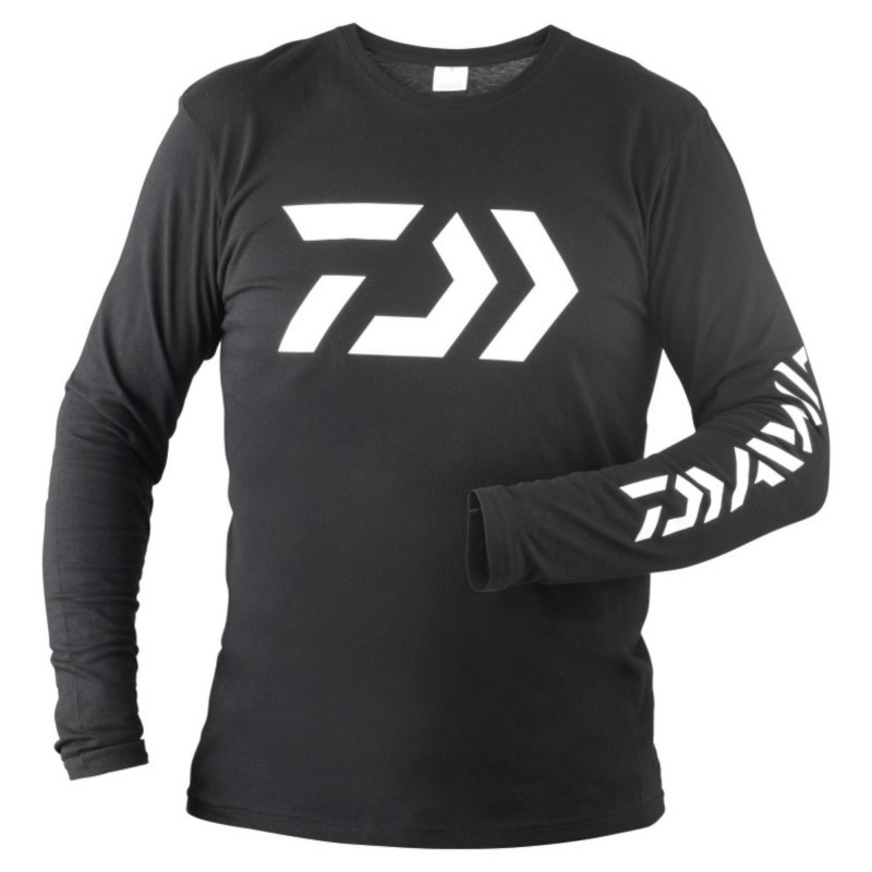 Koszulka Daiwa D-VEC Ls Shirt Black - XXL