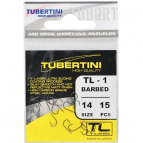 Haczyki Tubertini Serie TL-1 Barbed - 14 (15 szt.)