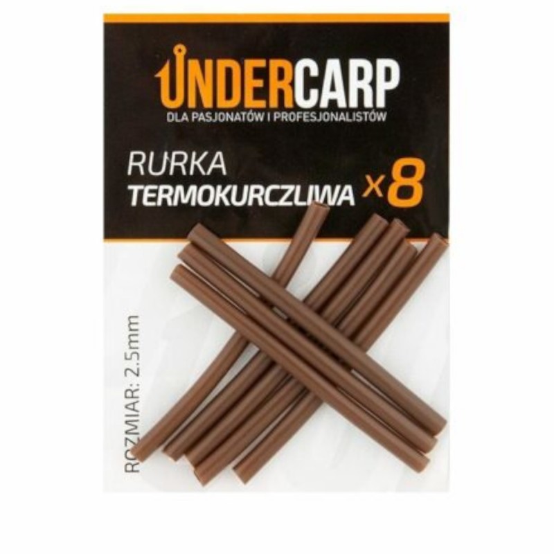 Rurki Termokurczliwe Under Carp Brązowy 2,5mm