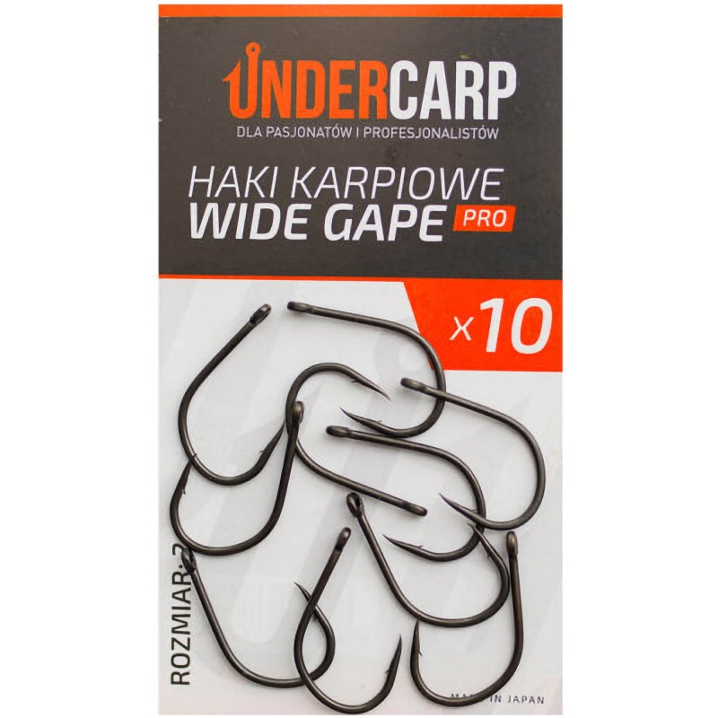 Haczyki Under Carp Wide Gape Pro Zadziorowe - 2