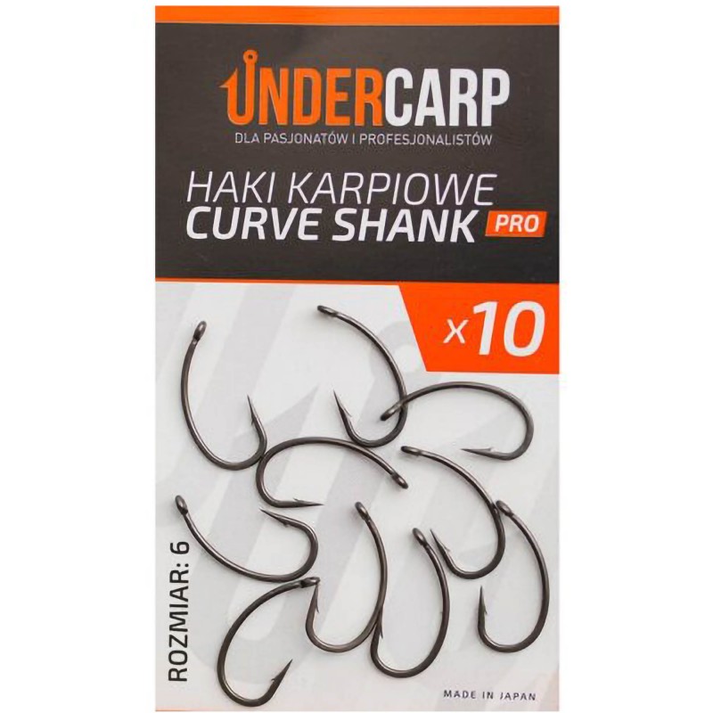 Haczyki Under Carp Curve Shank Pro Zadziorowe - 6