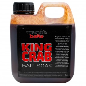 Liquid Munch Baits Soak King Crab Bait 1l