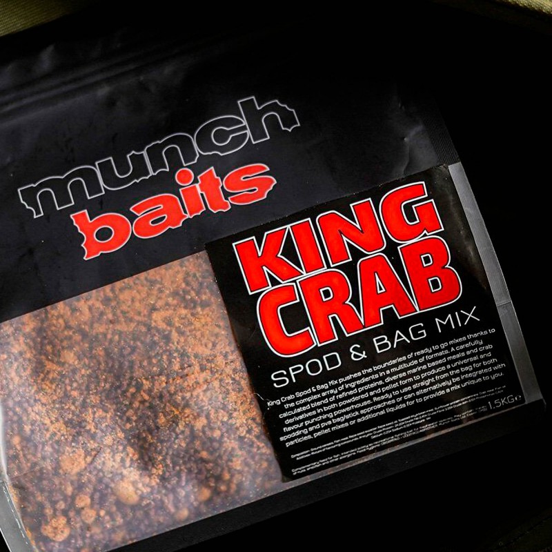 Zanęta Munch Baits King Crab Spod & Bag Mix 1,5kg