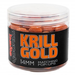 Kulki Munch Baits Pop Ups Krill Gold Matching 14mm