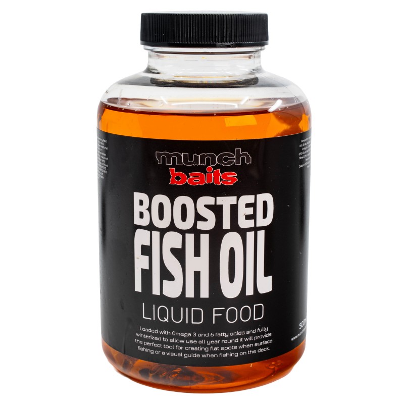 Liquid Munch Baits Boosted Fish Oil 500ml