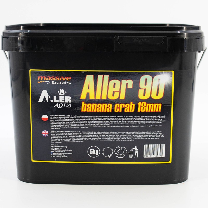 Kulki Massive Baits Aller 90 Banana Crab 18mm 5kg