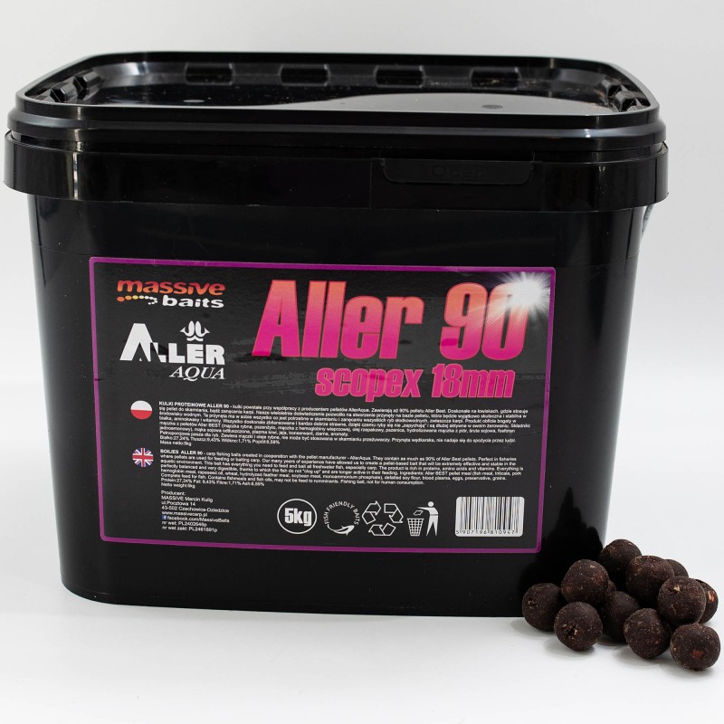 Kulki Massive Baits Aller 90 Scopex 18mm 5kg