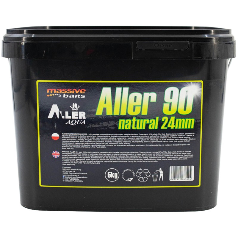 Kulki Massive Baits Aller 90 Natural 24mm 5kg