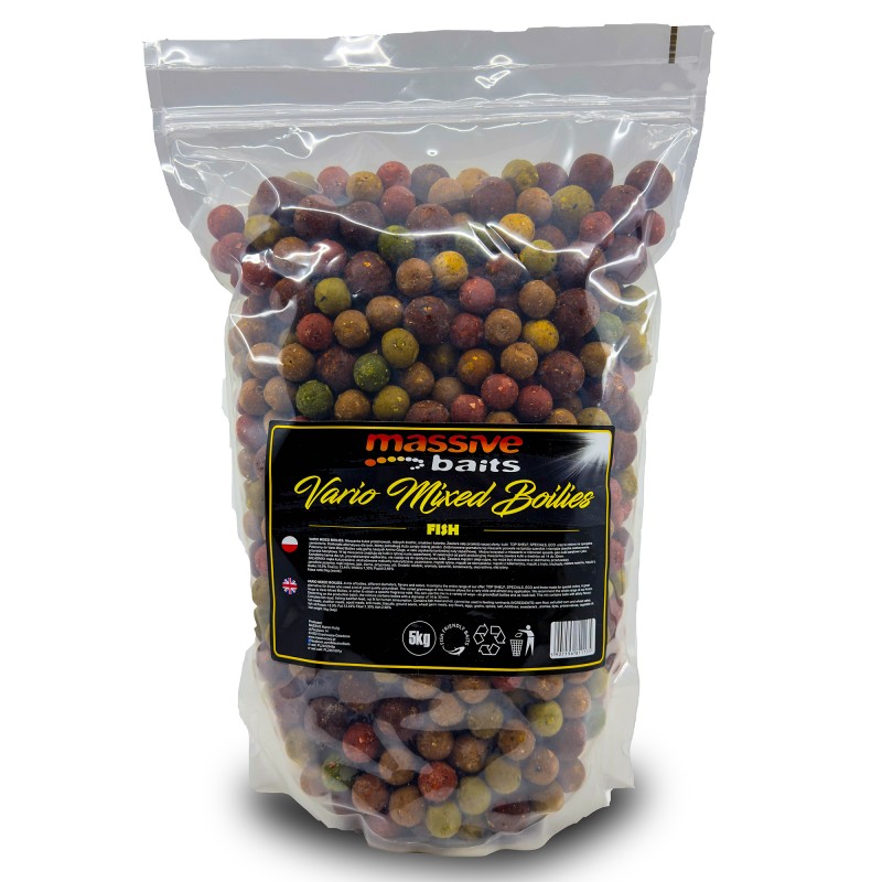 Kulki Massive Baits Fish Vario Mixed Boiles 14/18/24mm 5kg Worek