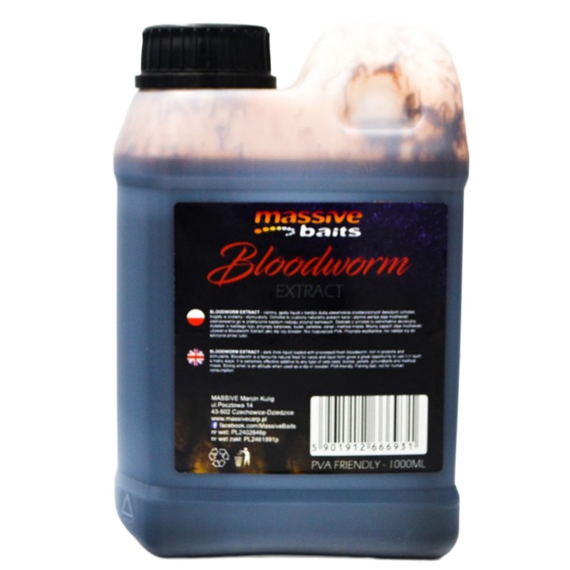 Liquid Massive Baits Bloodworm Extract 1l