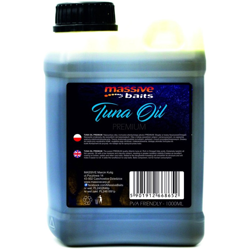 Liquid Massive Baits Tuna Oil Premium 1l