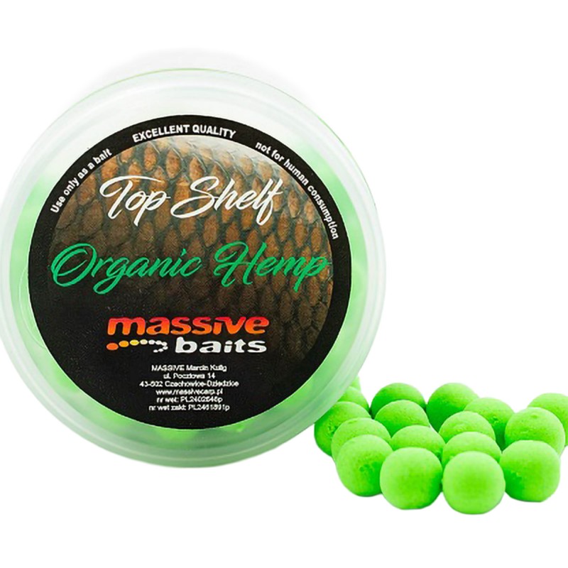 Kulki Massive Baits Special Pop Up Organic Hemp 11mm