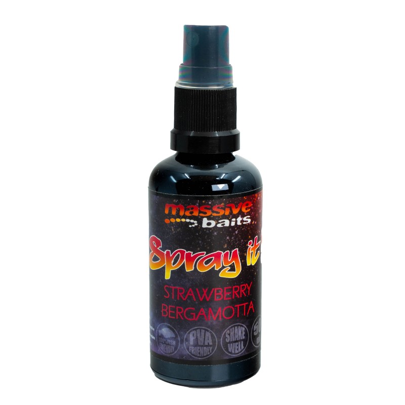 Spray Massive Baits SprayIT Strawberry Bergamotta 50ml