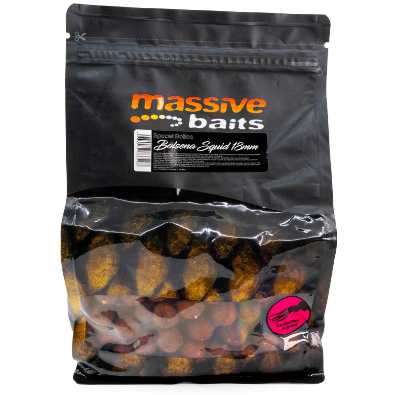Kulki Massive Baits Special Boilies Bolsena Squid 18mm 1kg