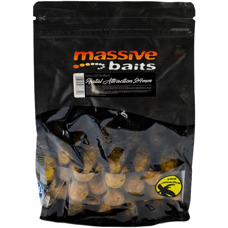 Kulki Massive Baits Top Shelf Boilies Fatal Attraction 24mm *Robin Gold® 1kg