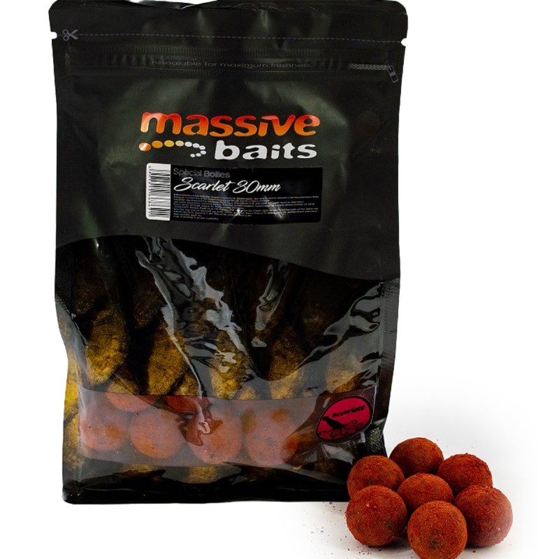 Kulki Massive Baits Special Boilies Scarlett *Robin Red® 30mm 1kg