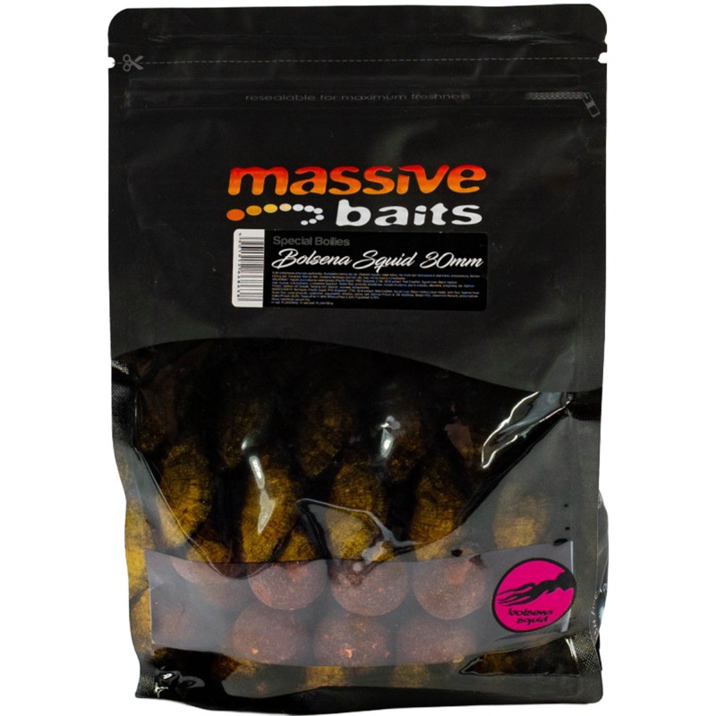 Kulki Massive Baits Special Boilies Bolsena Squid 30mm *Robin Red® 1kg