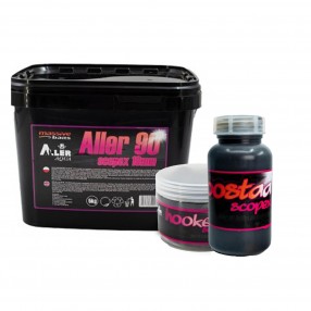 Pakiet Massive Baits Aller Scopex - Wiadro 5kg 18mm + Boosta + HokerZ 18mm