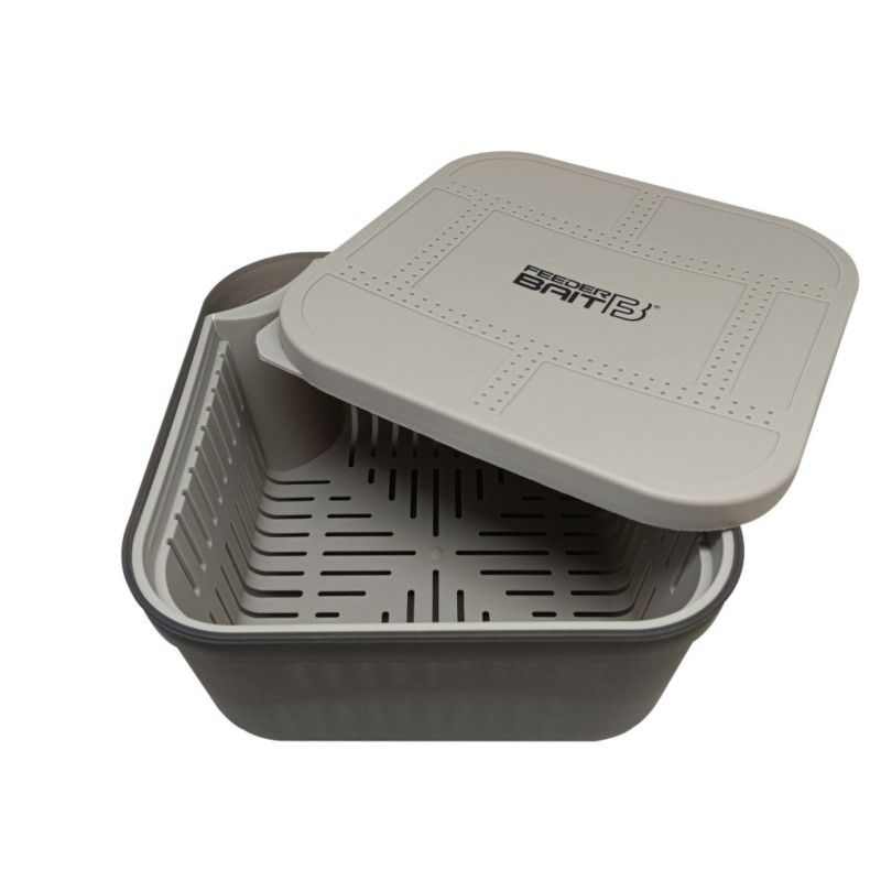 Pudełko Z Sitkiem I Pokrywką Feeder Bait 1,9l