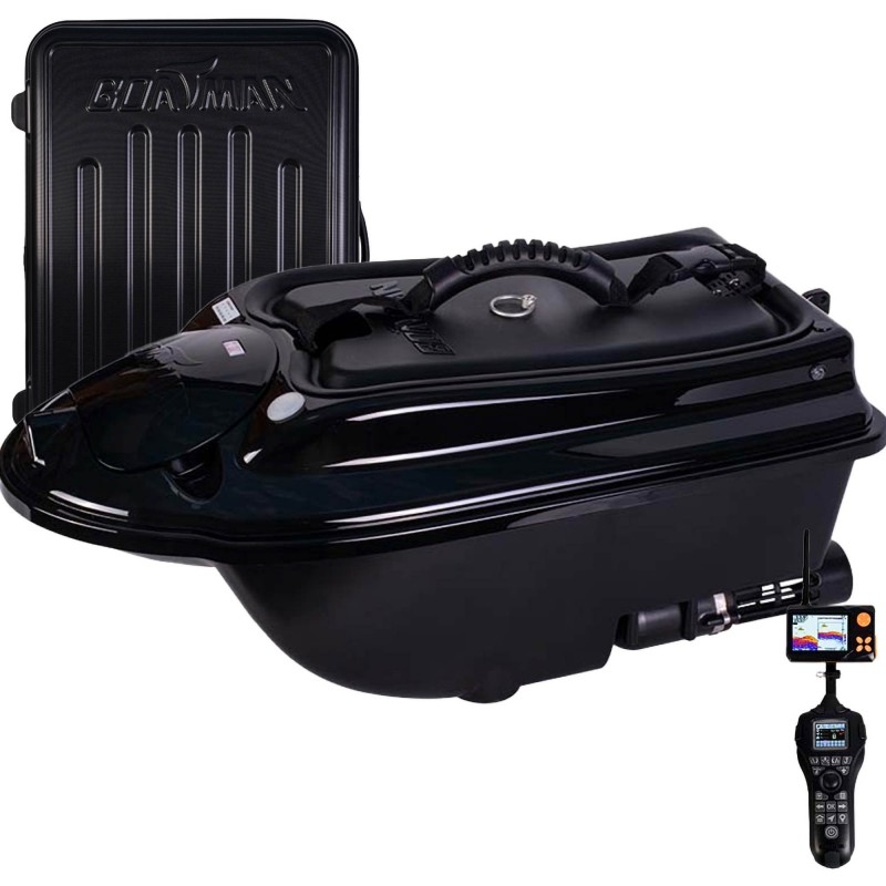 Łódka Zanętowa Boatman Actor Plus Sonar Echosonda SN4 Home GPS + Pokrowiec