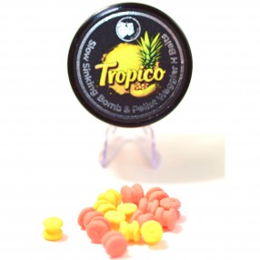 Wafters Bison Tropico Slow Sinking Bomb & Pellet Waggler H Baits 25ml