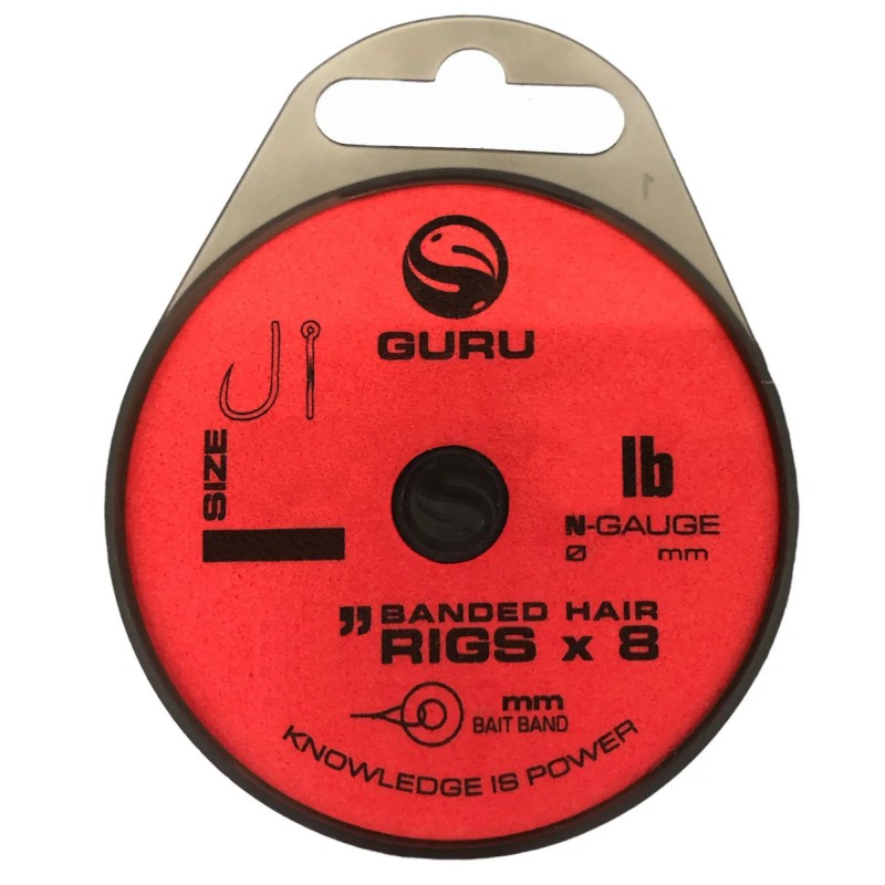 Przypony Guru QM1 Bait Bands 15"/38cm 10 0.22mm