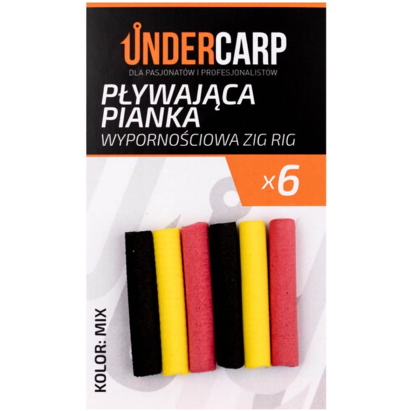 Pływająca Pianka Wypornościowa Under Carp Zig Rig - Mix