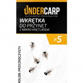 Wkrętka Do Przynęt Under Carp Z Mikro Krętlikiem – Przezroczysty