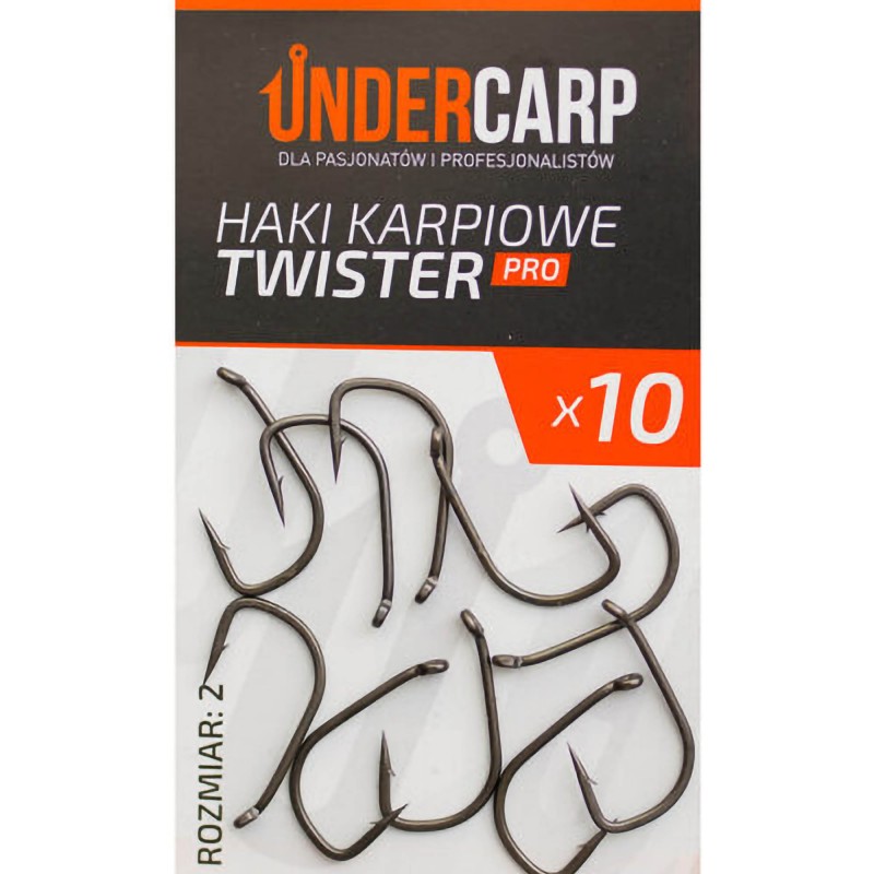 Haczyki Karpiowe Under Carp Twister PRO - 2