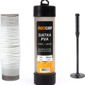 Siatka PVA Under Carp Tunel+Ubijak 50mm 7m