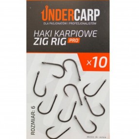 Haczyki Karpiowe Under Carp Zig Rig PRO - 6