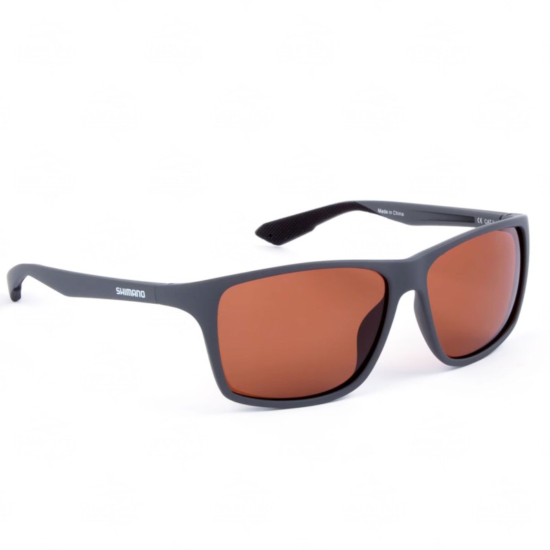 Okulary Polaryzacyjne Shimano Technium Matte Dark Grey & Copper