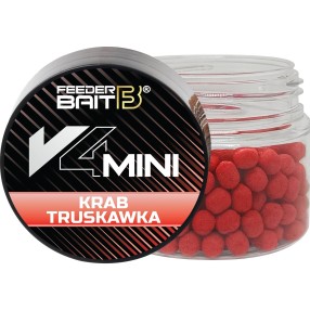 Wafters Feeder Bait V4 Mini Krab Truskawka 4mm