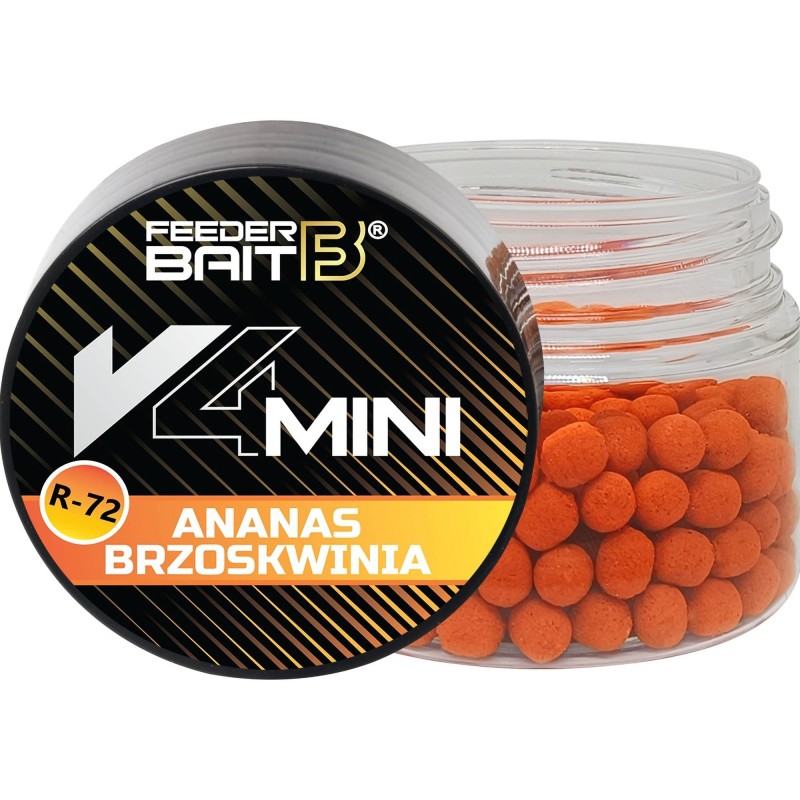 Wafters Feeder Bait V4 Mini R-72 - Ananas Brzoskwinia 4mm