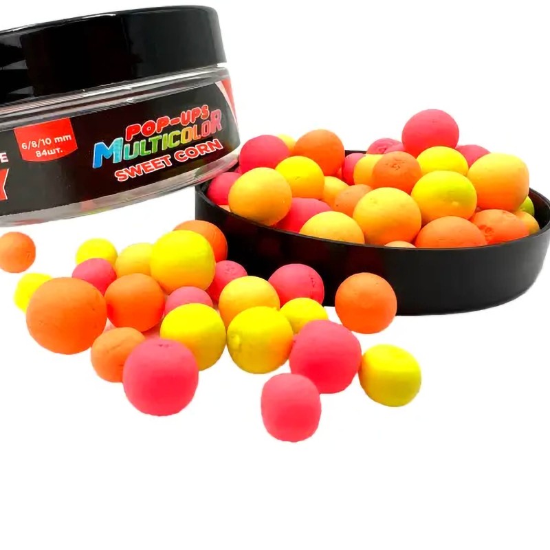 Kulki Bounty Pop Up Multicolor Multisize Sweet Corn 6/8/10mm