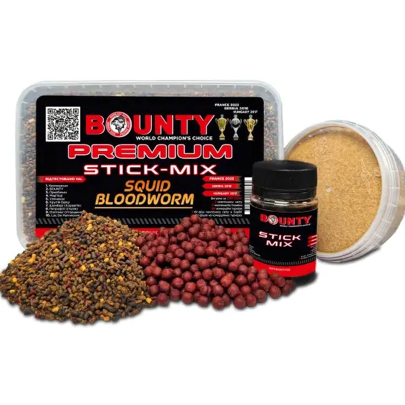 Zestaw Bounty Stick-mix Premium Squid / Bloodworm