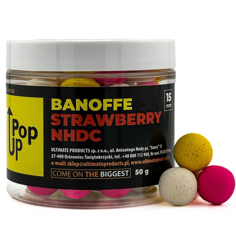 Kulki Ultimate Products Pop Up Banoffee Strawberry NHDC 15mm