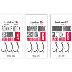 Gotowe Haczyki Trakker Ronnie Hook Section 3 Pack Micro Barbed - 4