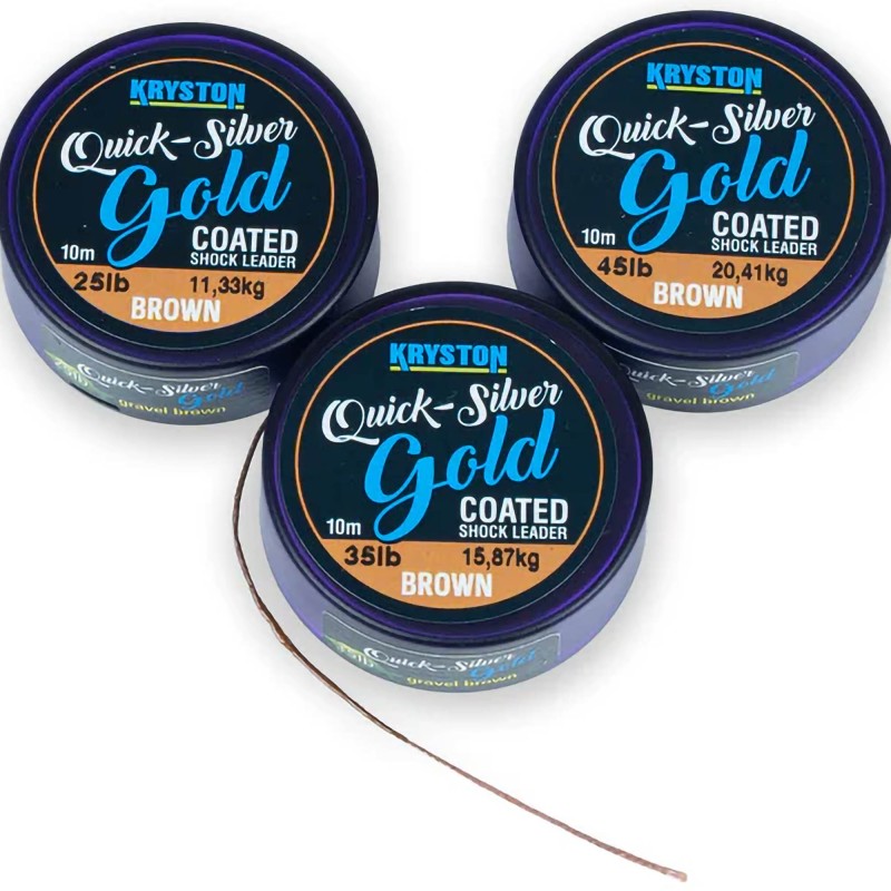 Plecionka W Otulinie Kryston Quicksilver Gold 45lb 10m